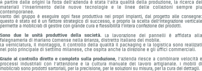 A partire dalle origini la