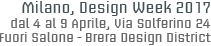 Milano, Design Week 2017