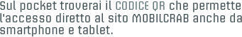 Sul pocket troverai il CODICE